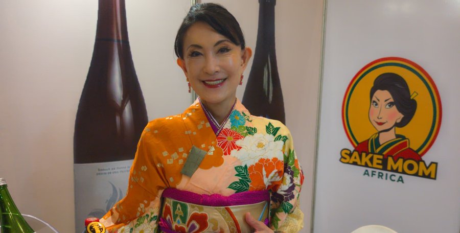アフリカでの展示会ブースの様子